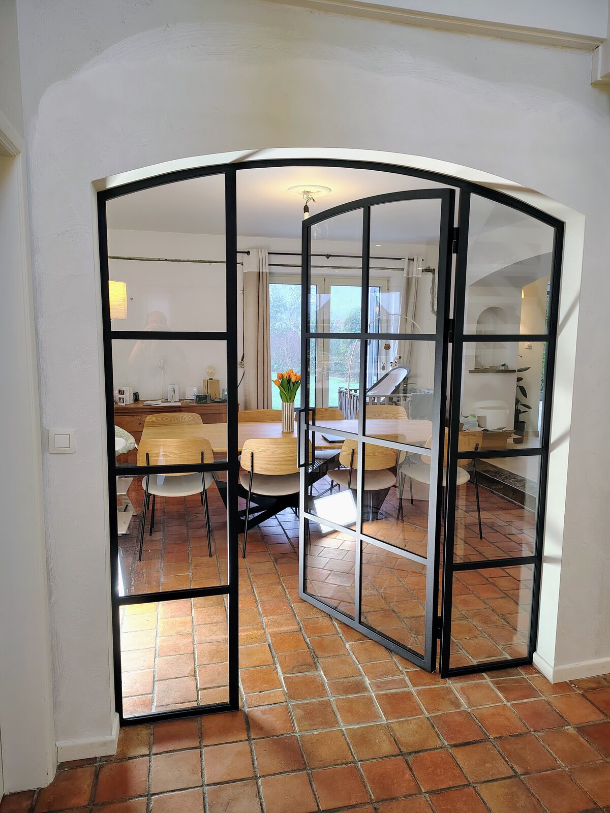 Porte Cintrée Acier-Verre — photo 2