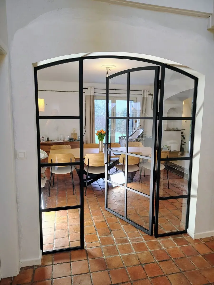 Porte Cintrée Acier-Verre — porte — photo 2