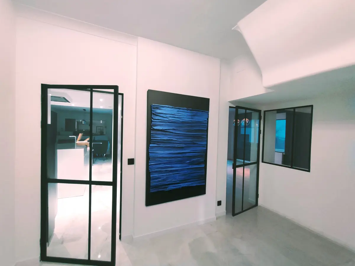 Réalisation ItSteelForYou — portes et verrières acier-verre sur mesure en Brabant Wallon